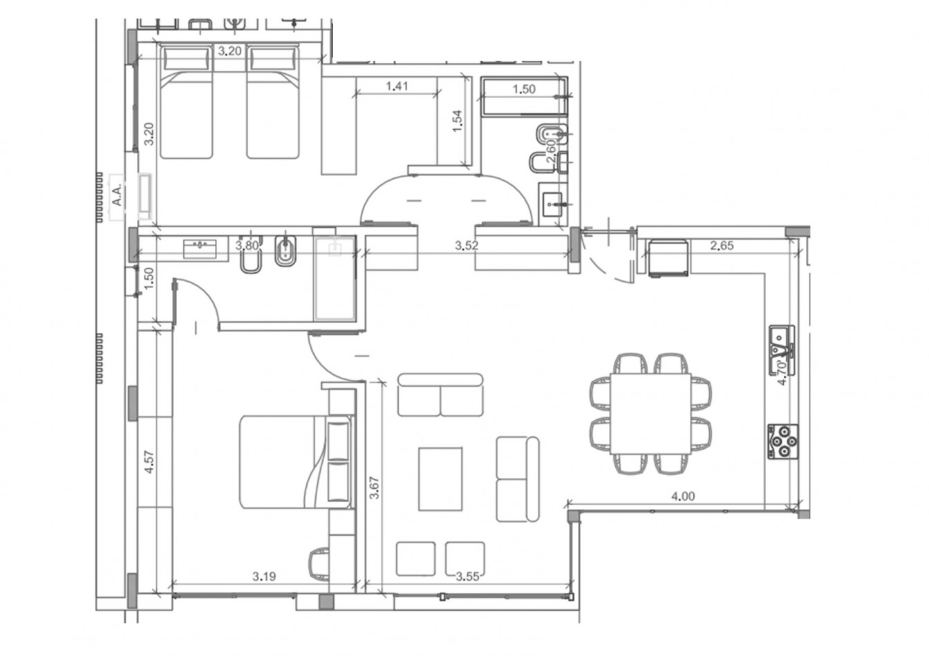 TORRE MODENA - DEPARTAMENTO 5 A