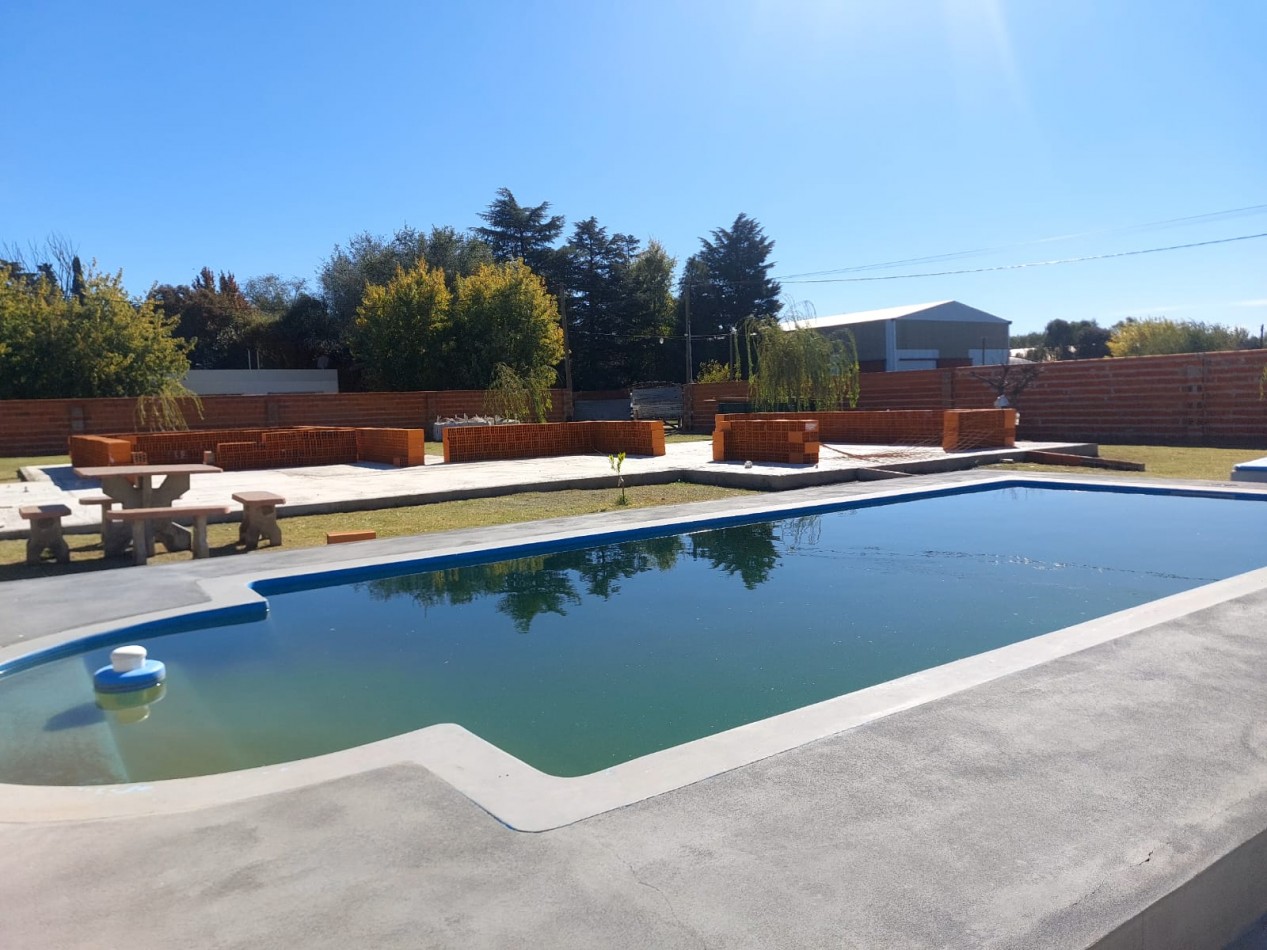 LOTE EN ESQUINA CON PROYECTO CASA QUINTA + PILETA